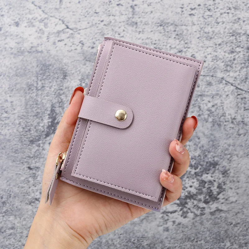 Ultra-Thin Womens Wallet - Stylish Card Change Clutch for Students 2024 - ZOOMNSTORE