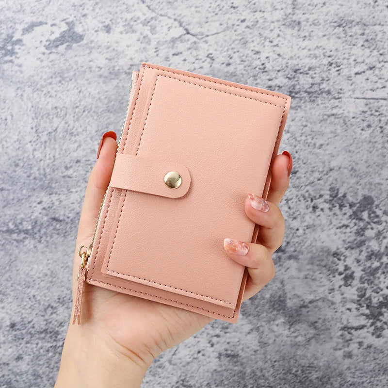 Ultra-Thin Womens Wallet - Stylish Card Change Clutch for Students 2024 - ZOOMNSTORE