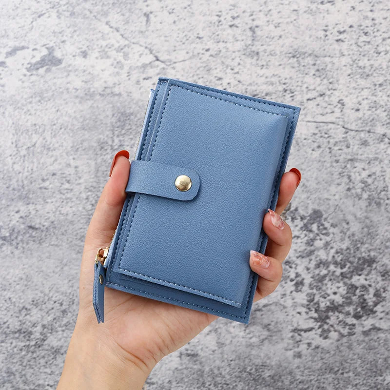 Ultra-Thin Womens Wallet - Stylish Card Change Clutch for Students 2024 - ZOOMNSTORE