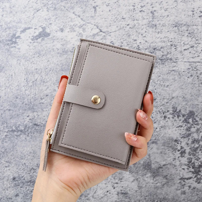 Ultra-Thin Womens Wallet - Stylish Card Change Clutch for Students 2024 - ZOOMNSTORE