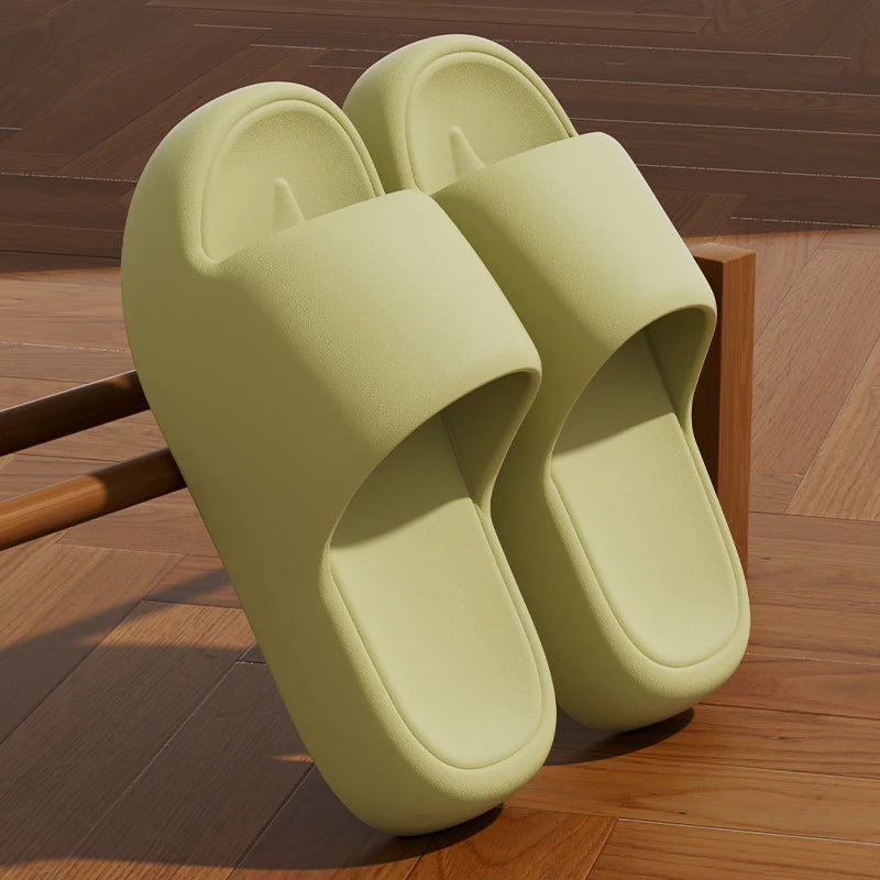 Unisex Cloud Cushion Slides - Summer Non-Slip Bathroom Slippers - ZOOMNSTORE