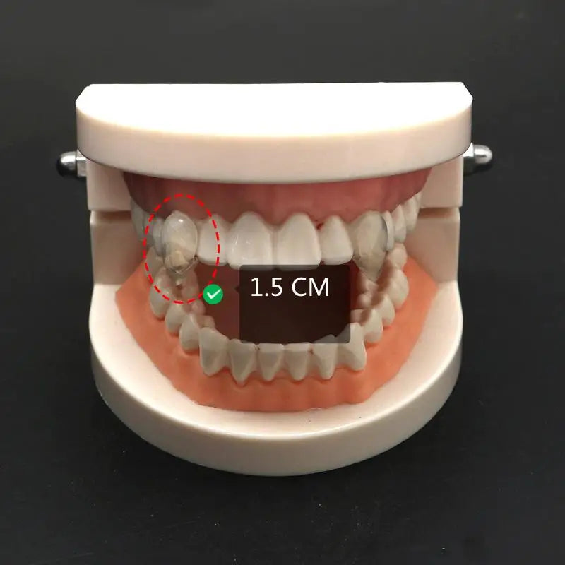 Vampire Fangs Dentures - Halloween Costume Props with Adhesive - ZOOMNSTORE