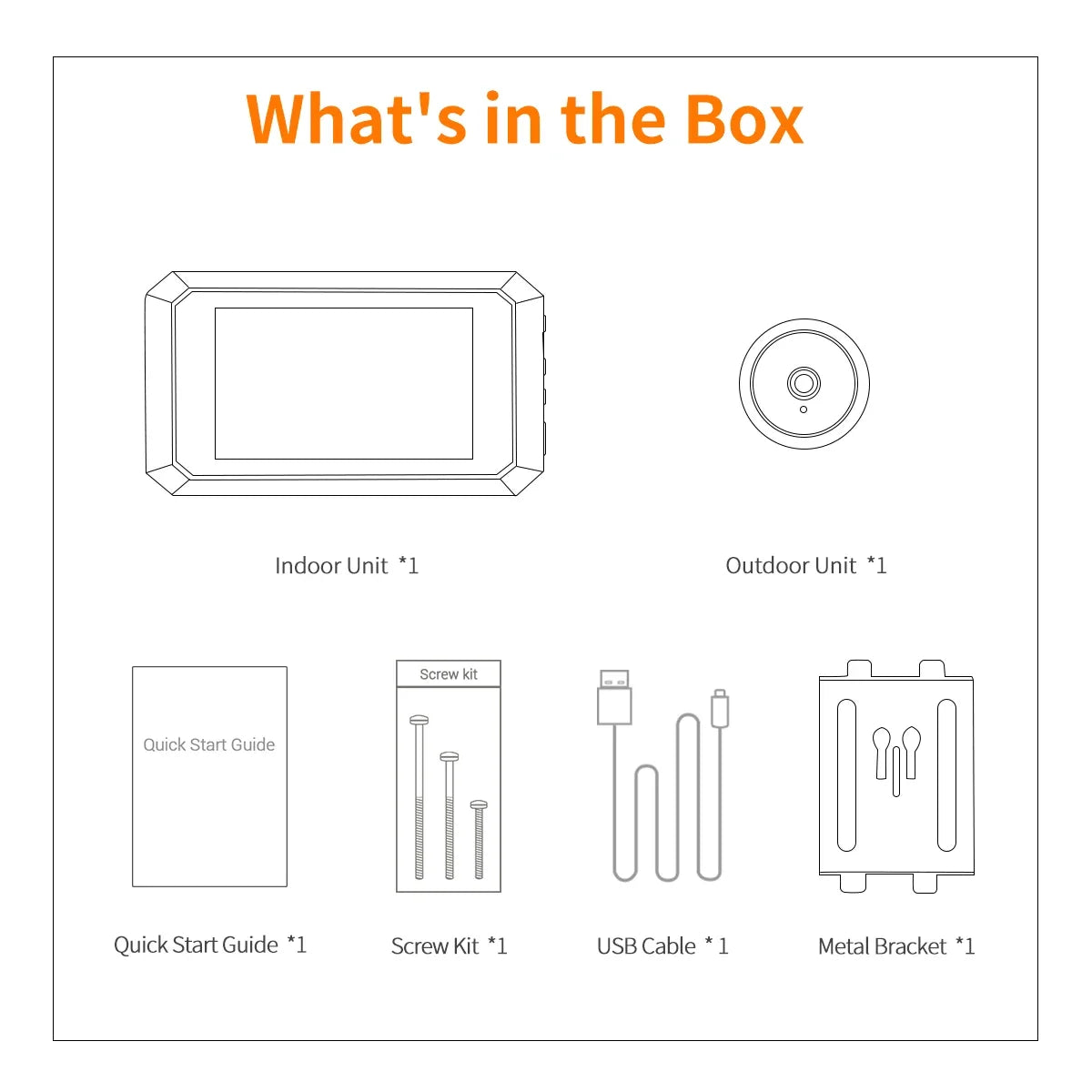 Video Peephole Doorbell - Wide-Angle Digital Door Viewer With Night Vision - ZOOMNSTORE