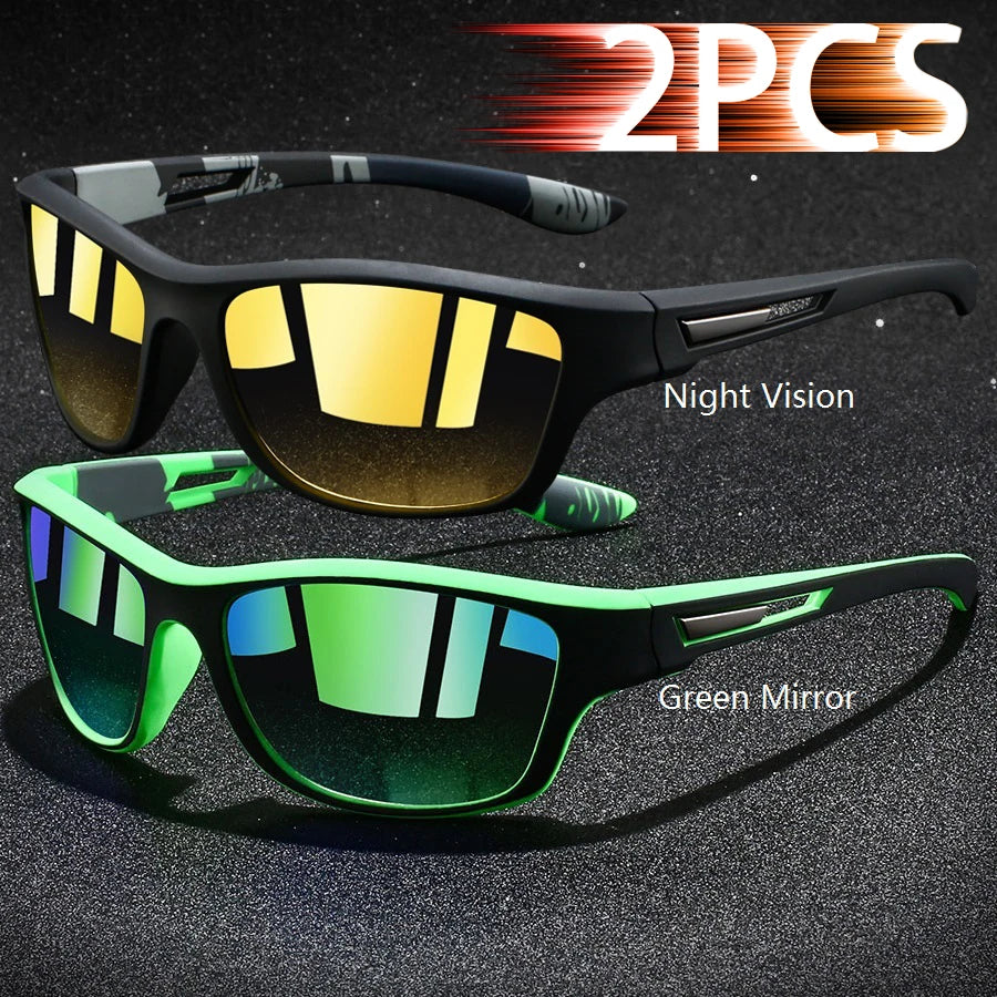 Vintage Sports Sunglasses - UV400 Cycling Fishing Running Eyewear for Men and Women - ZOOMNSTORE