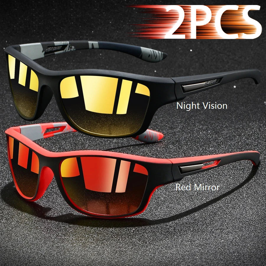 Vintage Sports Sunglasses - UV400 Cycling Fishing Running Eyewear for Men and Women - ZOOMNSTORE