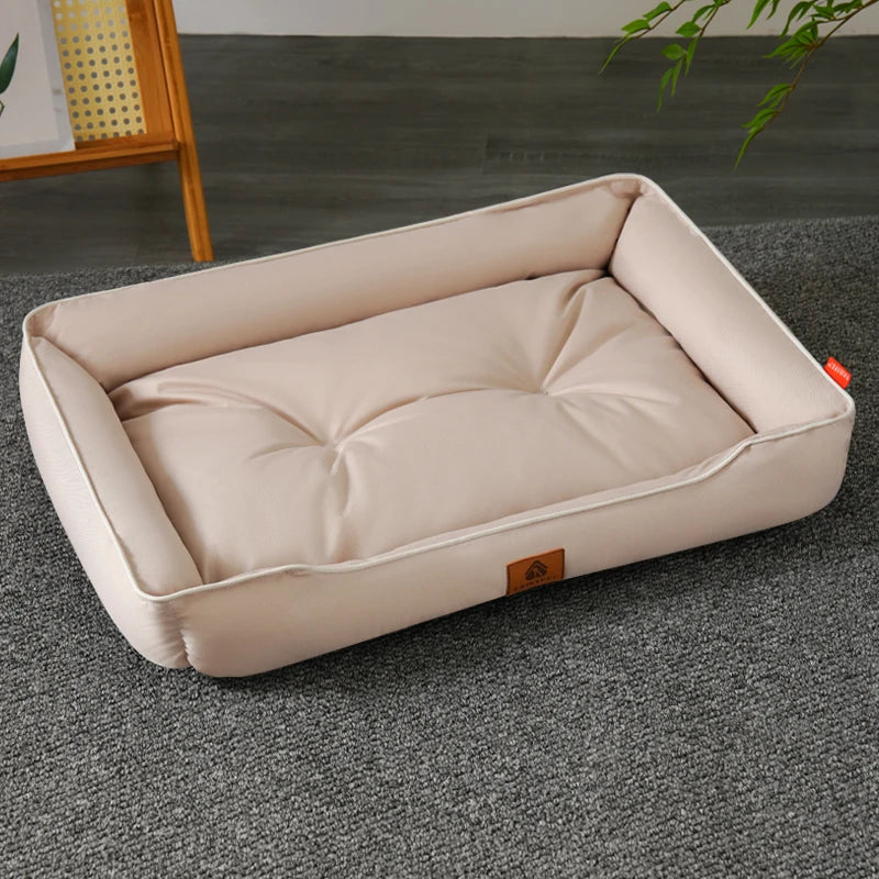 Waterproof Dog Bed - Thick PP Cotton Bite-Resistant Pet Mat for All Seasons - ZOOMNSTORE