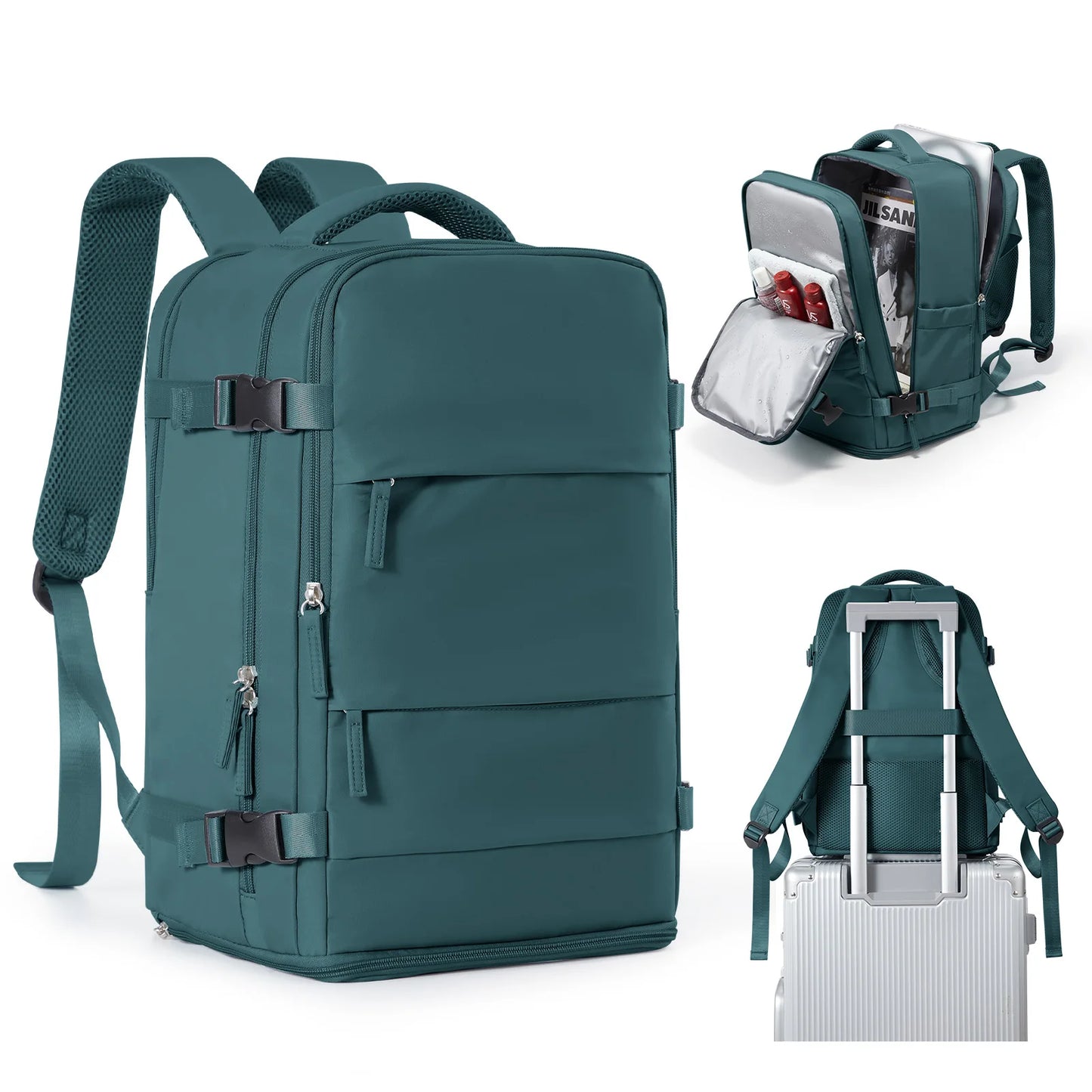 Waterproof Laptop Backpack - Travel Business College Carry-On Bag - ZOOMNSTORE