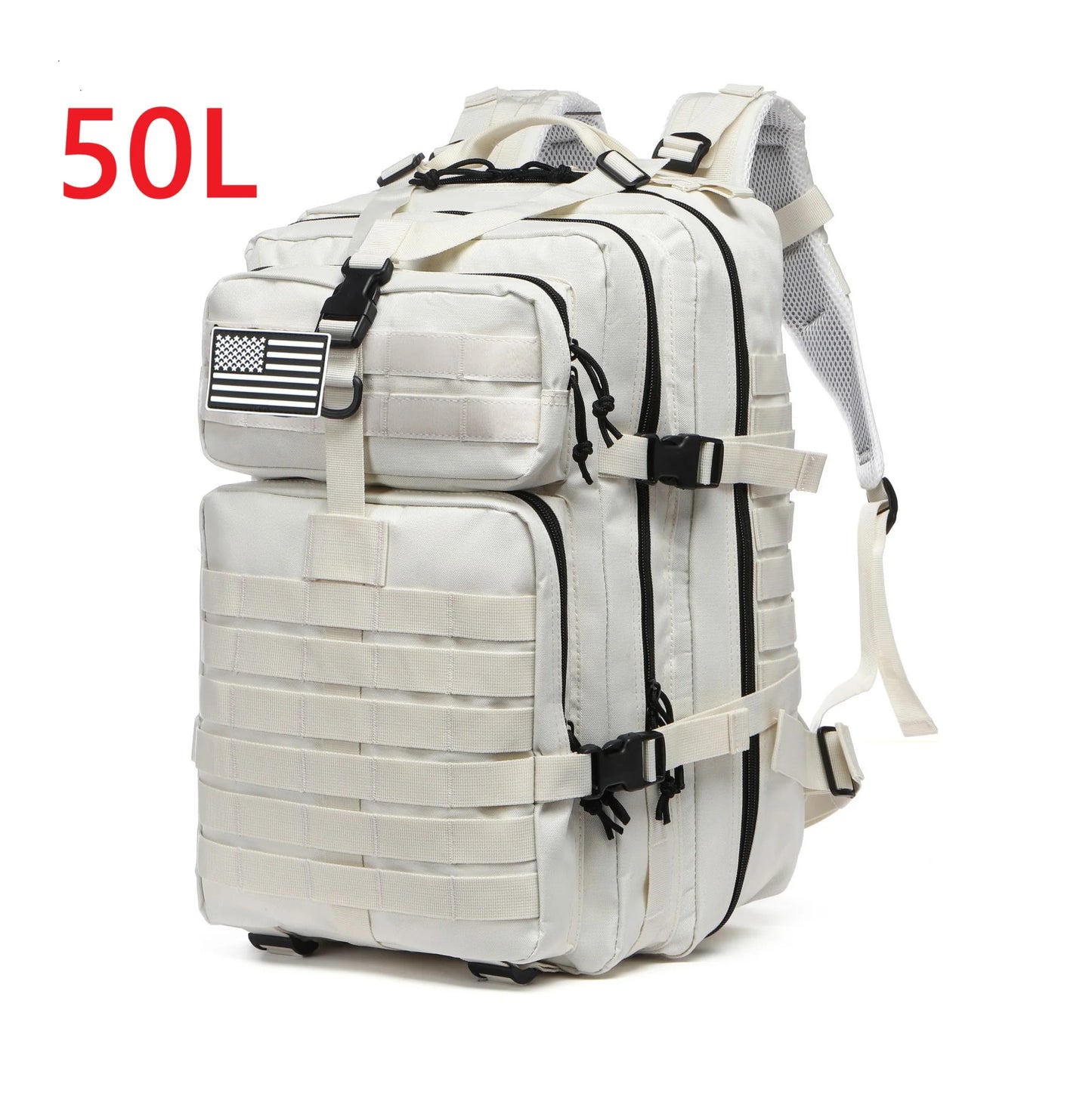 Waterproof Tactical Backpack - 30L50L Nylon Rucksack for Hiking Camping Fishing and Hunting - ZOOMNSTORE
