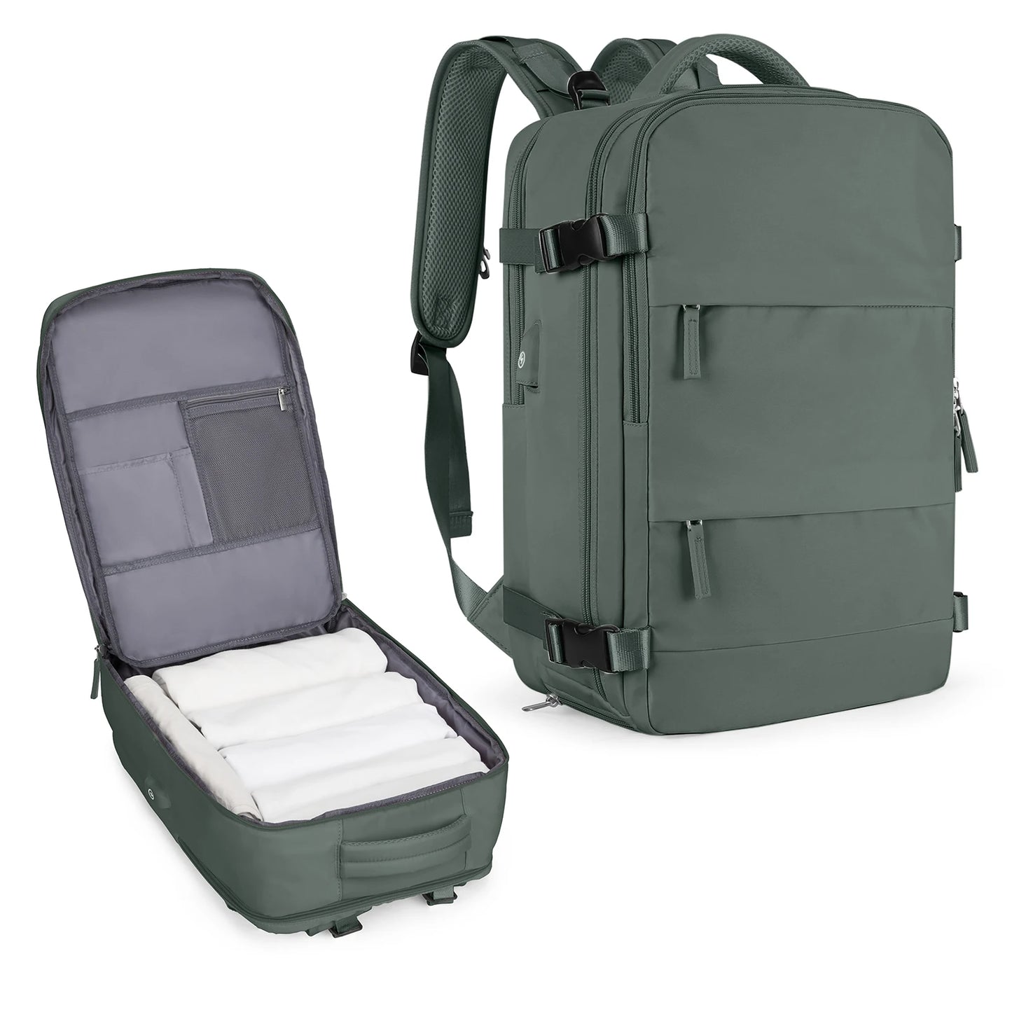 Waterproof Travel Backpack for Men - Airline Approved Anti-Theft Laptop Hiking Bag - ZOOMNSTORE