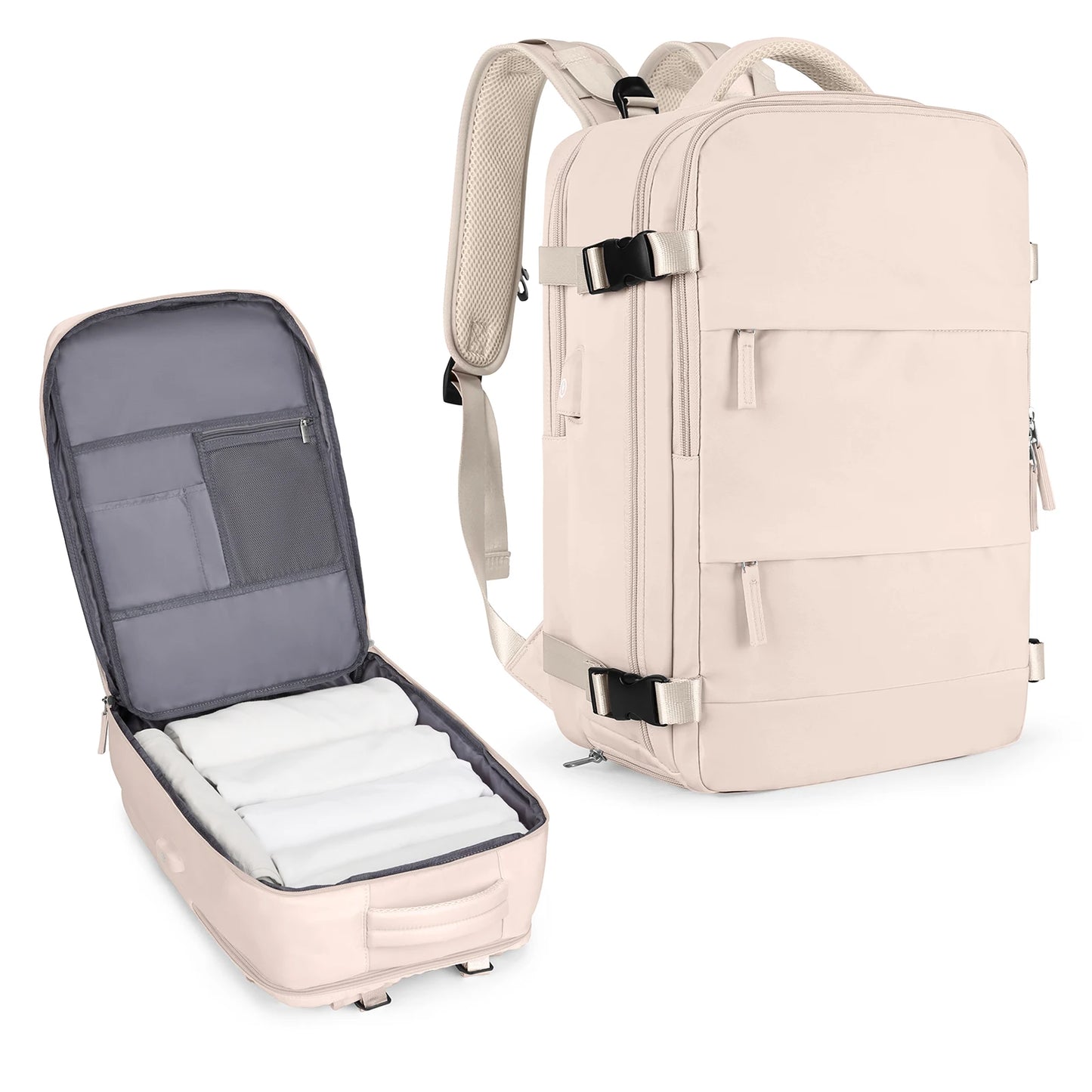 Waterproof Travel Backpack for Men - Airline Approved Anti-Theft Laptop Hiking Bag - ZOOMNSTORE