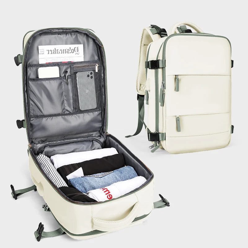 Waterproof Travel Backpack for Men - Airline Approved Anti-Theft Laptop Hiking Bag - ZOOMNSTORE