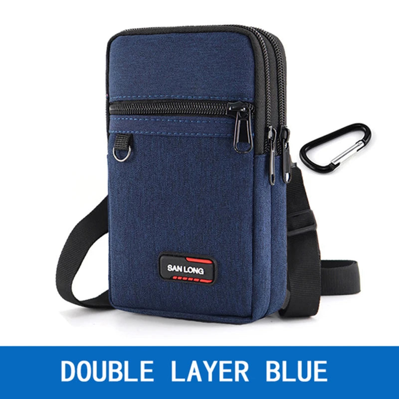 Waterproof Waist Bag – Double Layer Outdoor Fanny Pack With Oxford Pouch - ZOOMNSTORE