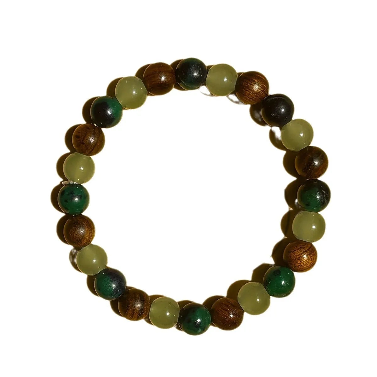 Wealth and Prosperity Bracelet - Handmade Natural Stone and Wooden Beads Jewelry for Men and Women - ZOOMNSTORE
