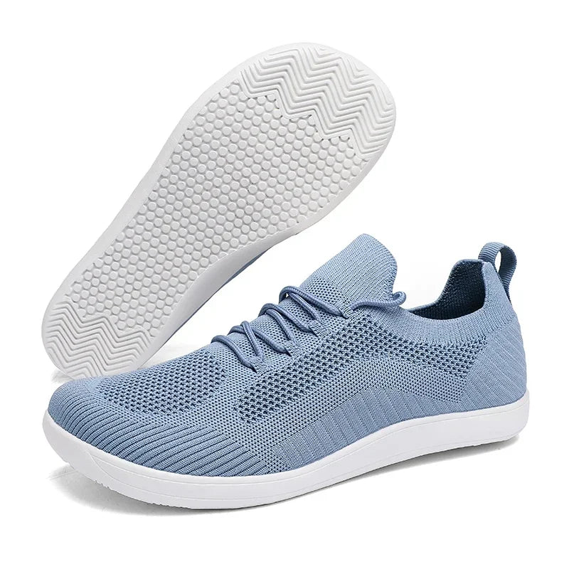Wide Fit Barefoot Shoes - Comfortable Breathable Mesh Walking Shoes for Men and Women - ZOOMNSTORE