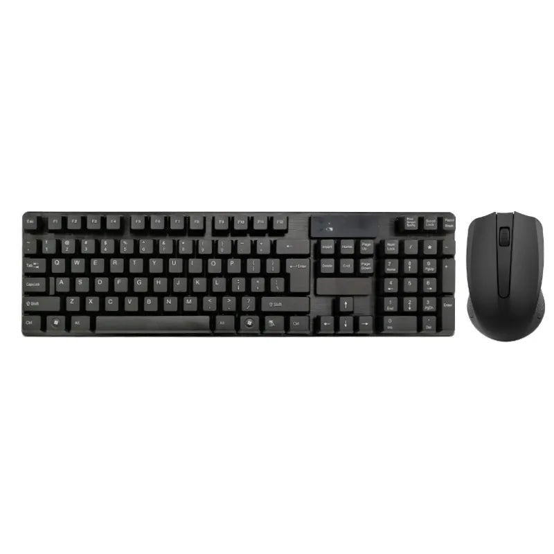2.4G Wireless Keyboard Mouse Set 104 Keys Standard Keyboard Gaming Keyboard Mouse Kit Keyboard For Laptop Tablet PC Accessories - ZOOMNSTORE