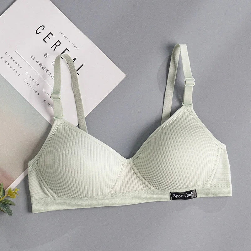 Wireless Bra Seamless Push Up Bra With Adjustable Straps - Comfortable Cotton Lingerie - ZOOMNSTORE