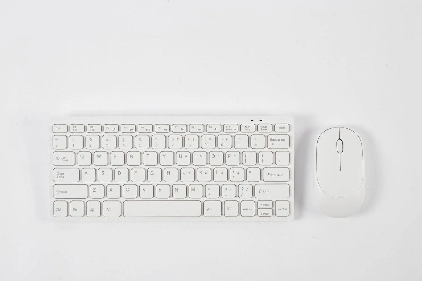 Wireless Mini Keyboard and Mouse Combo - 24G for Laptop PC Mac Smart TV PS4 - ZOOMNSTORE