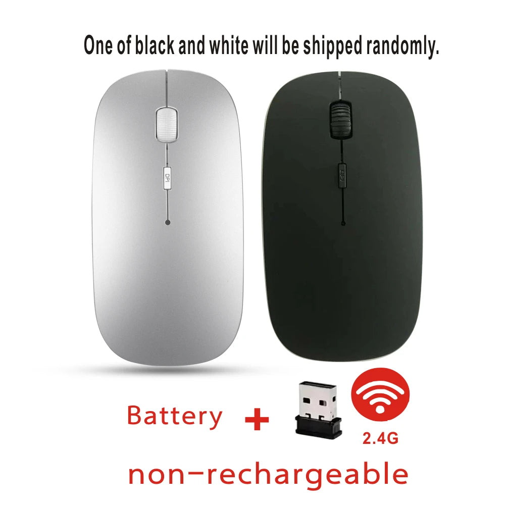 Wireless Rechargeable Bluetooth Gaming Mouse - Ergonomic Dual Mode 52 Silent USB for PC Laptops - ZOOMNSTORE