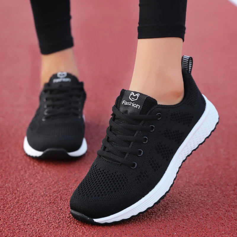 Womens Fashion Platform Sneakers - Spring Winter Running Shoes - ZOOMNSTORE