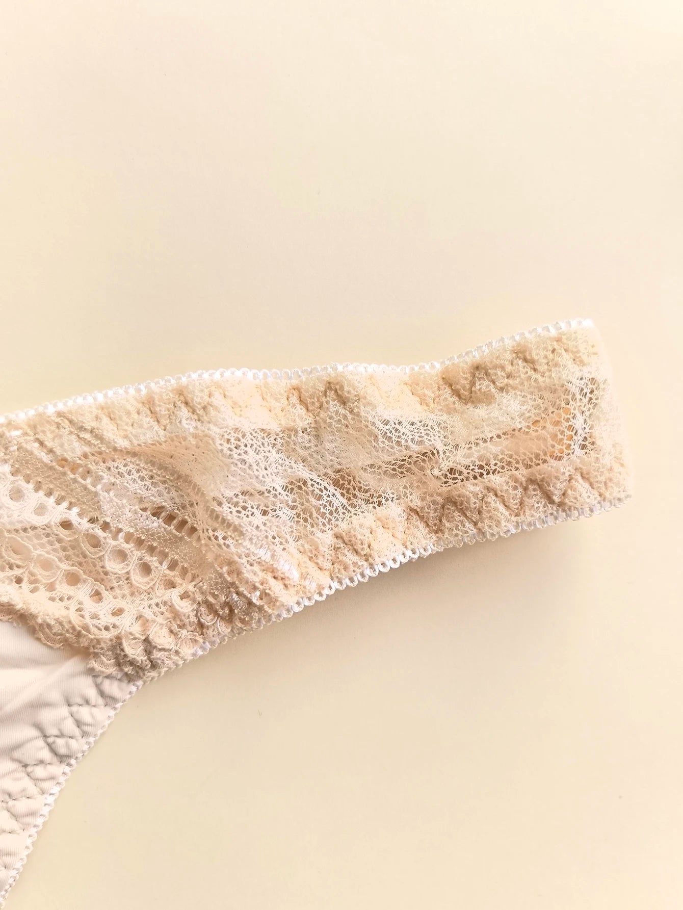 Women's G-String Panties - Comfortable Snug Fit Low Rise Lace Patchwork Design - ZOOMNSTORE