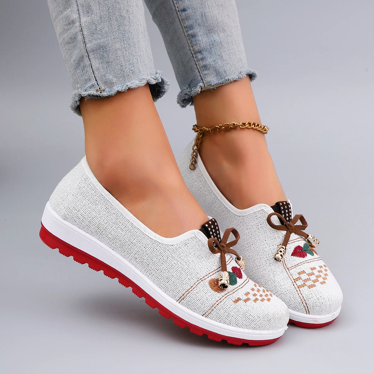 Womens Breathable Mesh Flat Sneakers - Casual Summer Shoes Free Shipping - ZOOMNSTORE