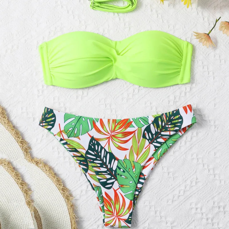 Womens Push Up Bikini Set - Sexy Swimsuit for Beach Pool - ZOOMNSTORE