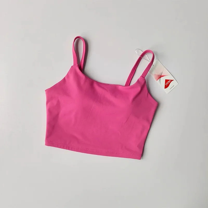 Womens Push Up Sports Bra - Breathable Fitness Vest for Gym Yoga - ZOOMNSTORE