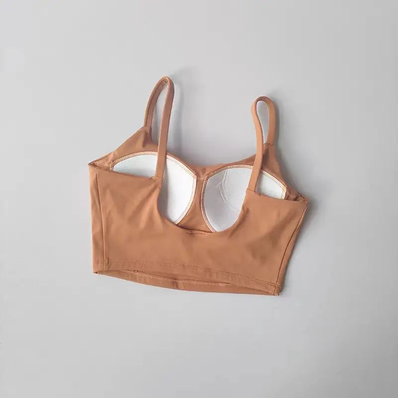 Womens Push Up Sports Bra - Breathable Fitness Vest for Gym Yoga - ZOOMNSTORE