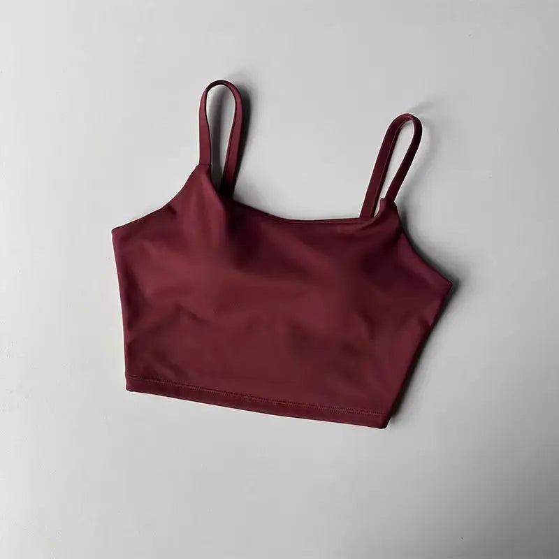 Womens Push Up Sports Bra - Breathable Fitness Vest for Gym Yoga - ZOOMNSTORE