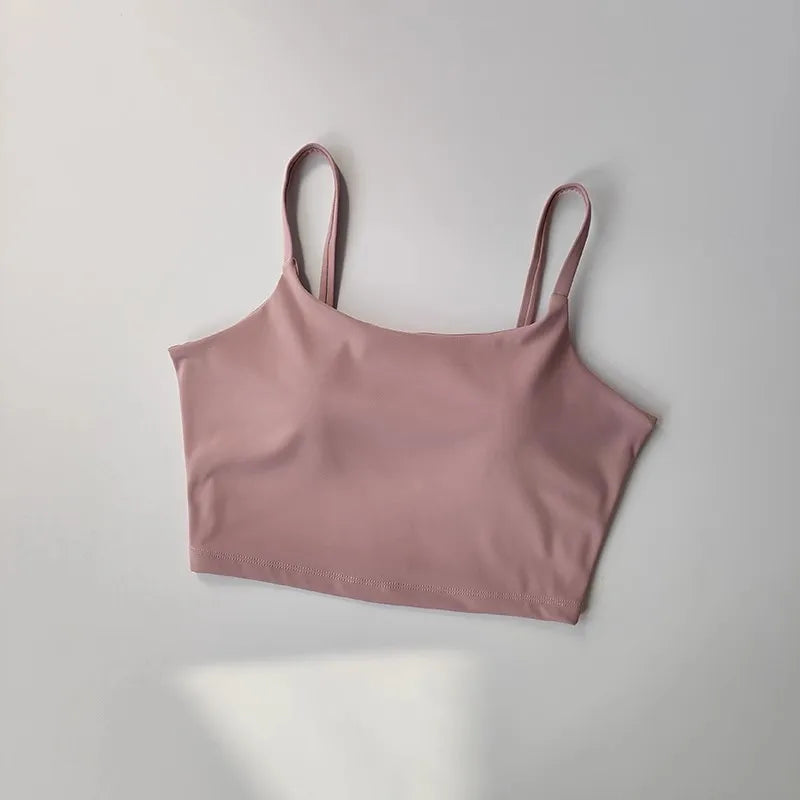 Womens Push Up Sports Bra - Breathable Fitness Vest for Gym Yoga - ZOOMNSTORE