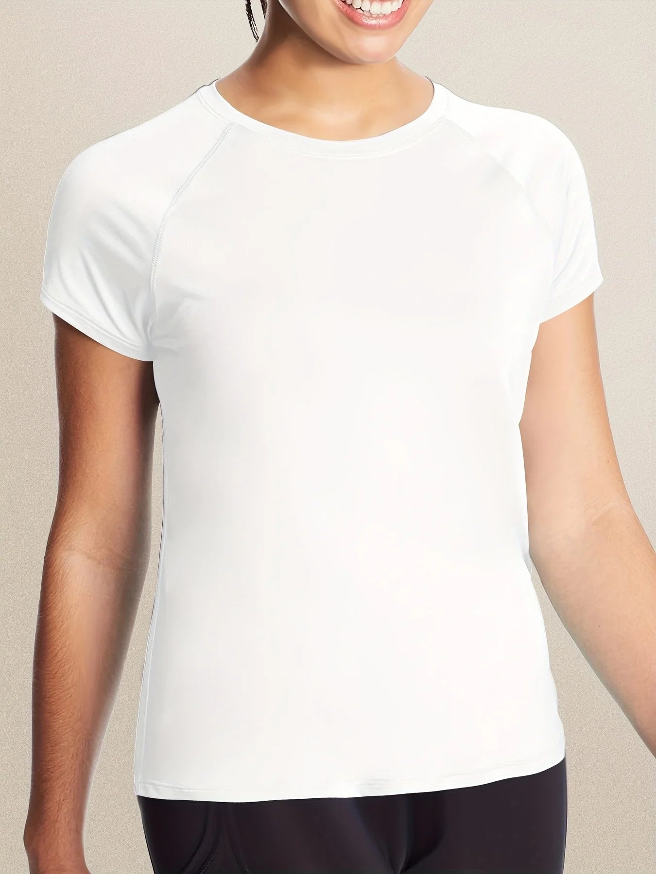 Womens Quick Dry Moisture Wicking Gym T-Shirt - Short Sleeve Training Top - ZOOMNSTORE