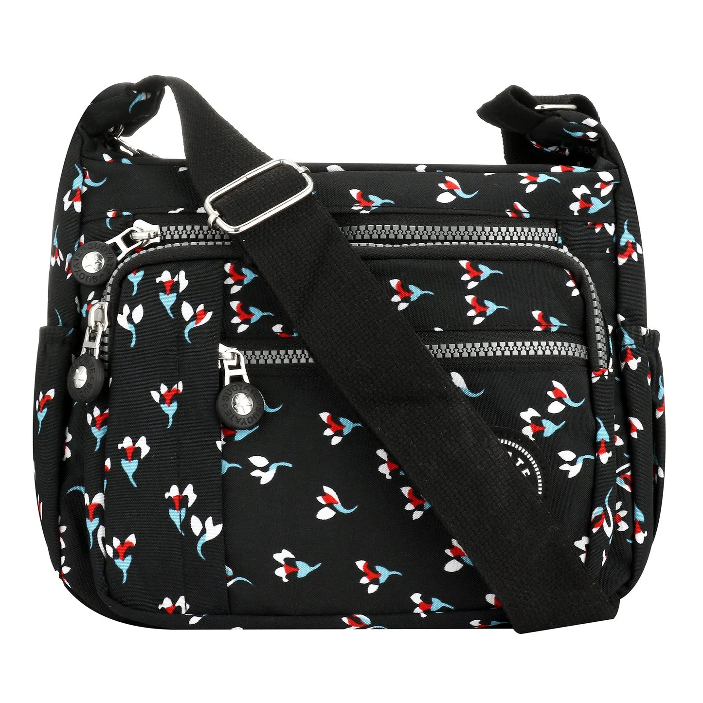 Womens Waterproof Nylon Crossbody Bag - Multifunctional Messenger Purse - ZOOMNSTORE