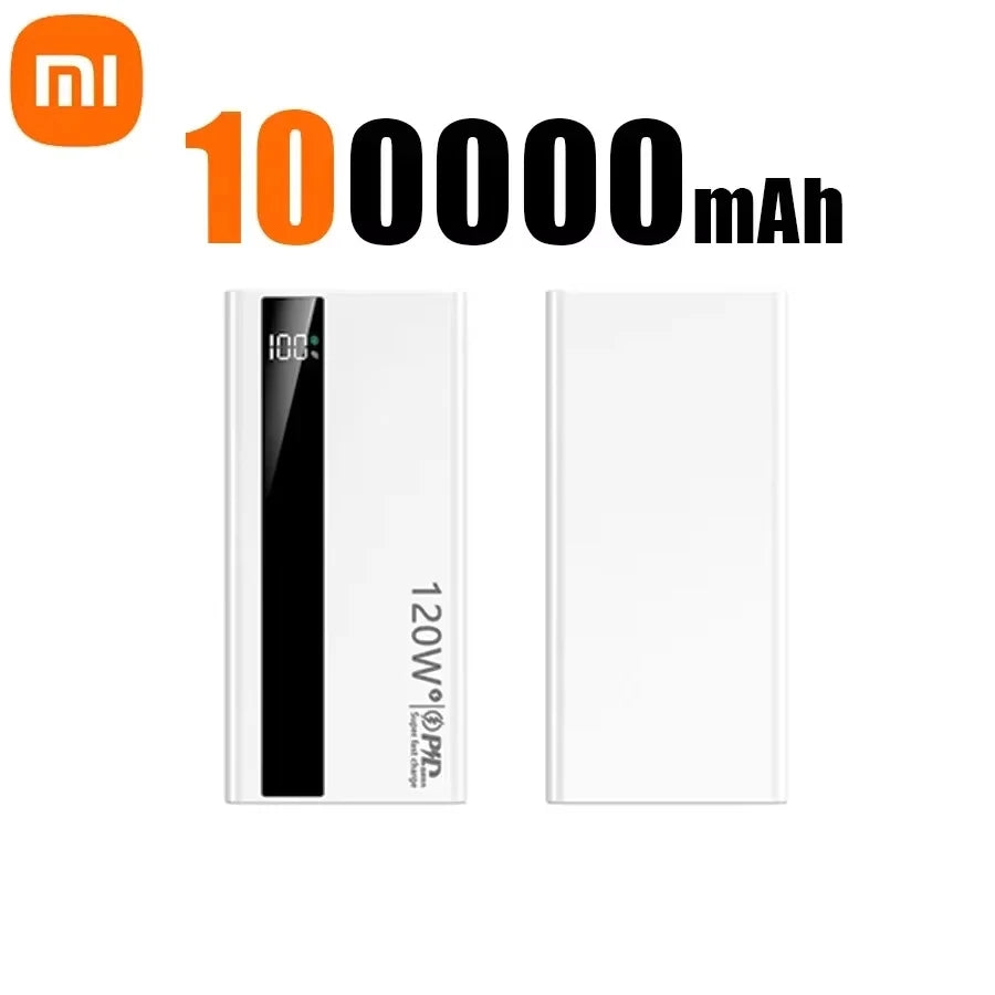 Xiaomi 120W 200000mAh High Capacity Power Bank Super Fast Charging Power Bank Portable Battery Charger For iPhone Samsung Huawei - ZOOMNSTORE