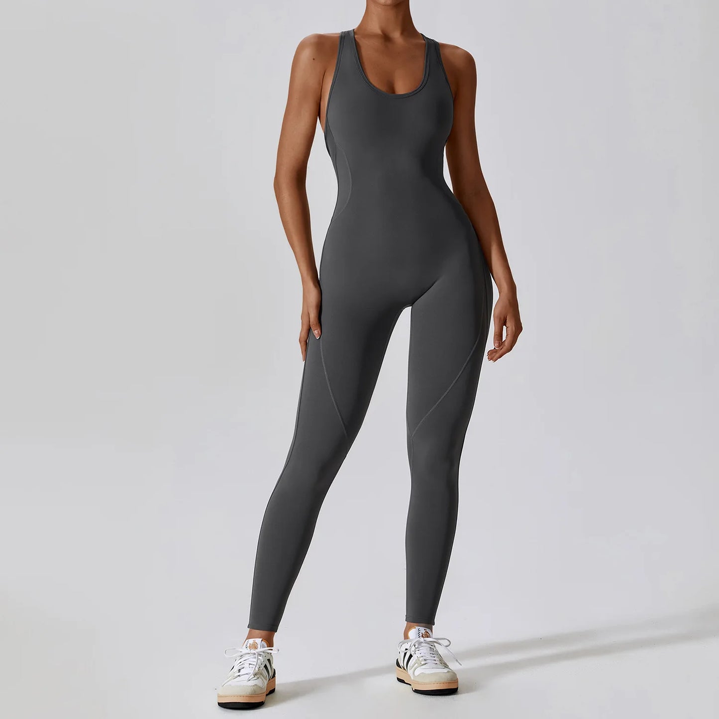 Yoga Jumpsuit Set - Womens Fitness Activewear for Pilates and Gym - ZOOMNSTORE