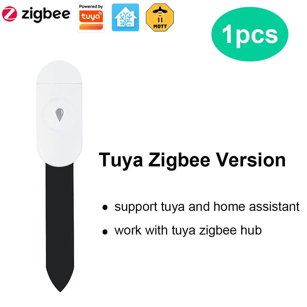Zigbee Soil Moisture Sensor - Smart Temperature Humidity Detector for Home Assistant - ZOOMNSTORE