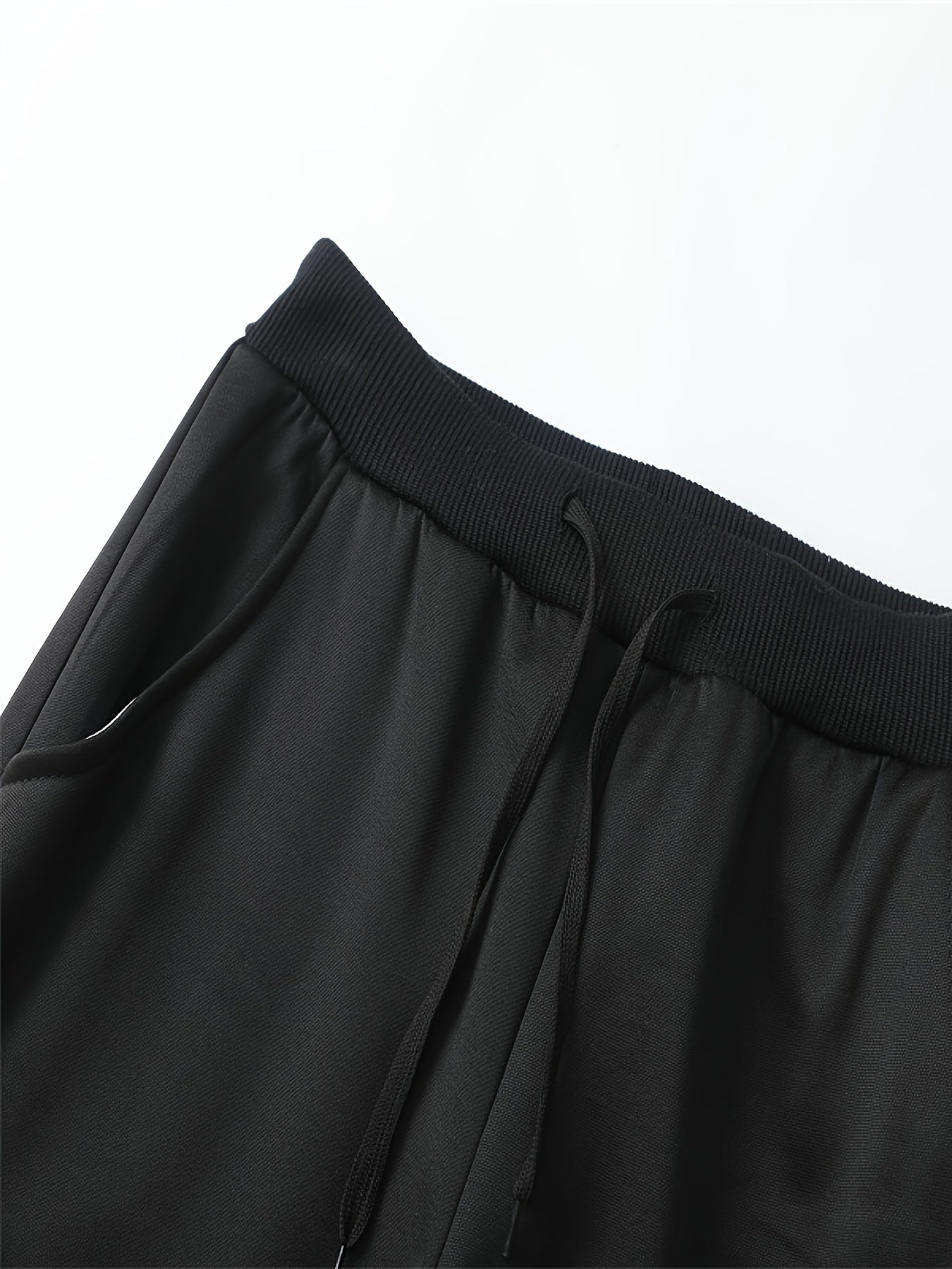 2pcs Embroidered Stand Collar Zip Up Jacket & Elastic Waist Drawstring Pants - Men's Sportswear Set for Outdoor Activities - ZOOMNSTORE