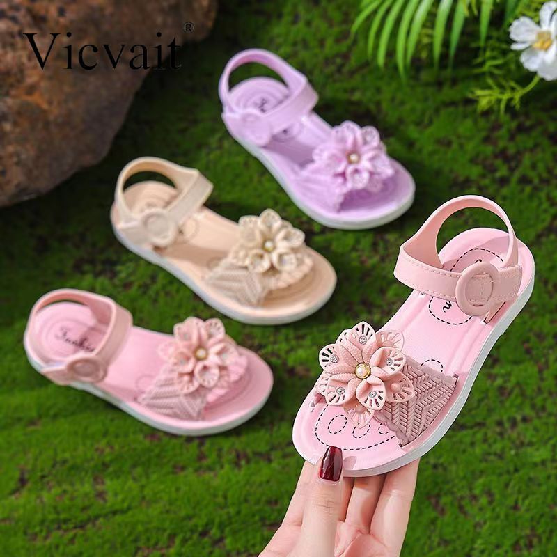 Girls Sandals - Soft Sole Anti-Slip Baby Shoes for Summer 2024 - ZOOMNSTORE