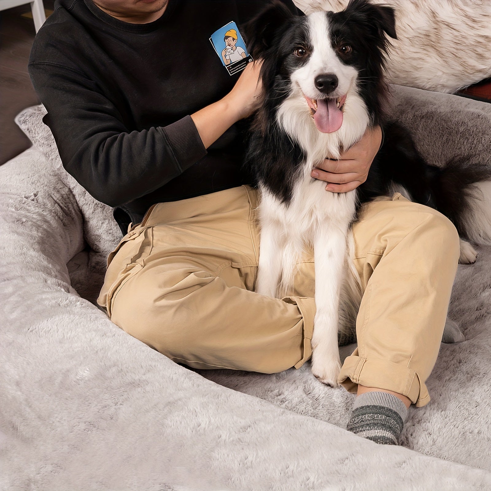 Human-Sized Dog Bed - Comfortable Pet Bed for Adults and Owners - ZOOMNSTORE