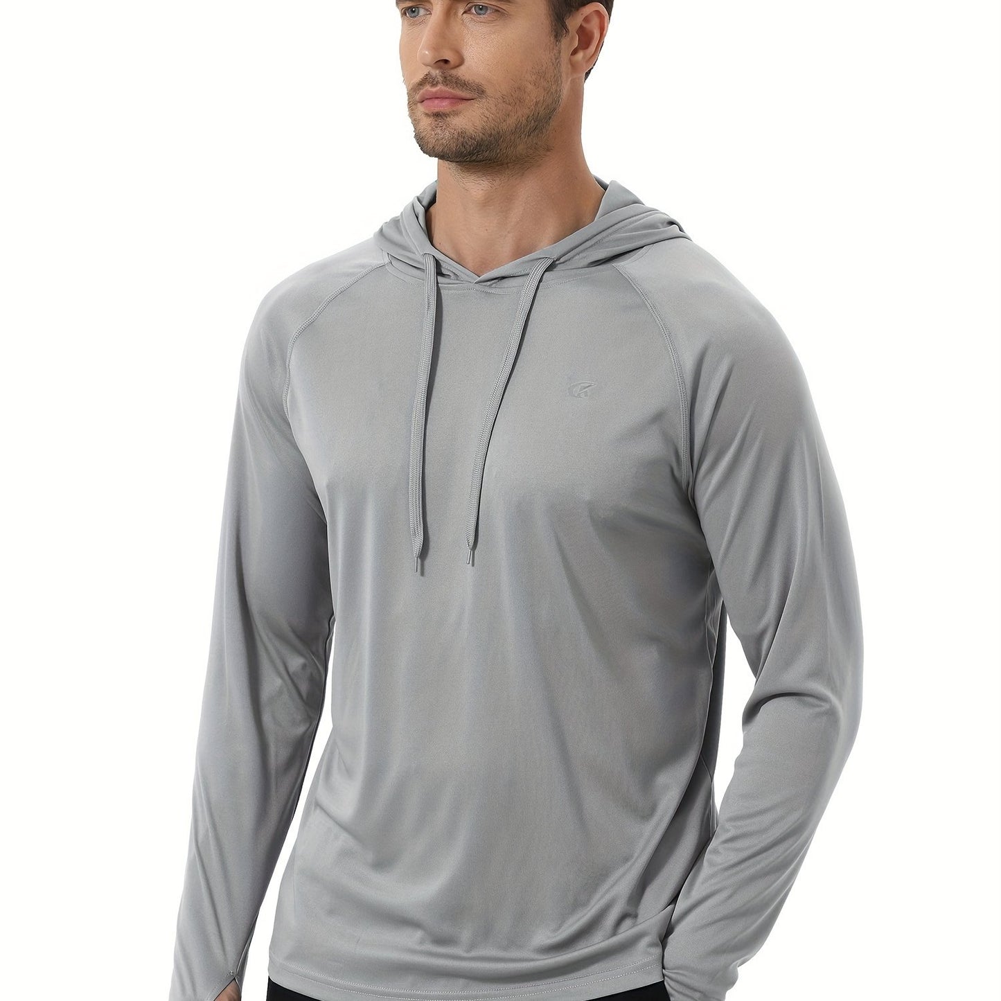 One Hooded Sweatshirt for Beach Jogging Summer Men's Sunscreen And Sweat Absorbent Hooded Sweatshirt, For Beach Jogging Training - ZOOMNSTORE