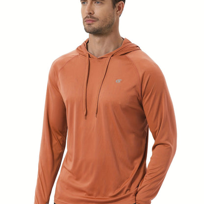 One Hooded Sweatshirt for Beach Jogging Summer Men's Sunscreen And Sweat Absorbent Hooded Sweatshirt, For Beach Jogging Training - ZOOMNSTORE