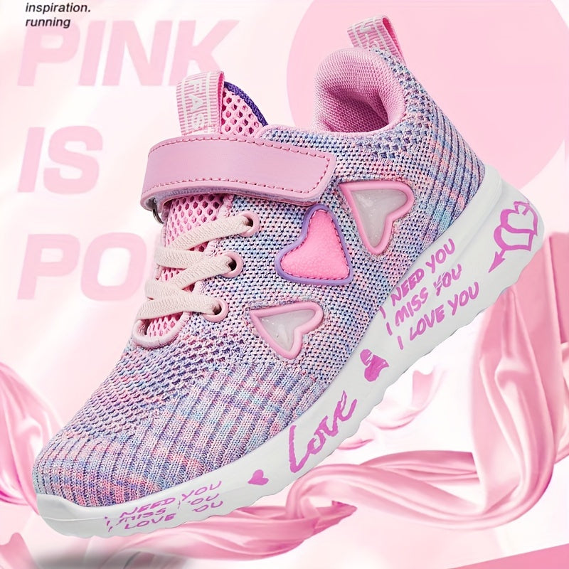 Girls Casual Summer Sneakers - Fashion Running Shoes for Kids - ZOOMNSTORE