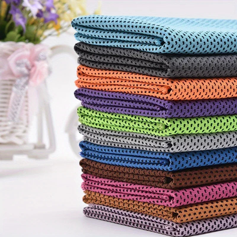 1-10 pcs Cooling Towel Instant Relief Microfiber Cool Towels Chilling Neck Wrap Ice Cold Rags Sports Fitness Camping Cycling - ZOOMNSTORE