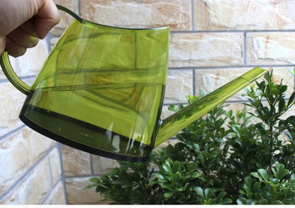 1.4L Watering Can - Long Spout Plastic Garden Pot with Water Level Indicator - ZOOMNSTORE