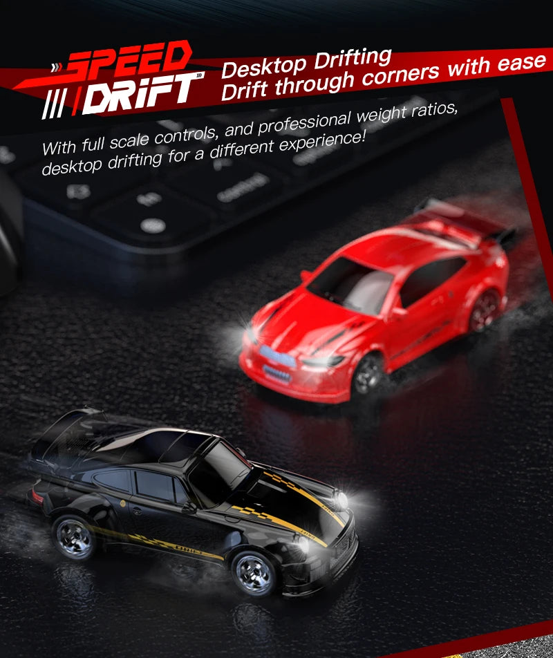 164 Drift RC Car - 2025 Kf20 Four-Wheel Remote-Controlled Racing Toy - ZOOMNSTORE