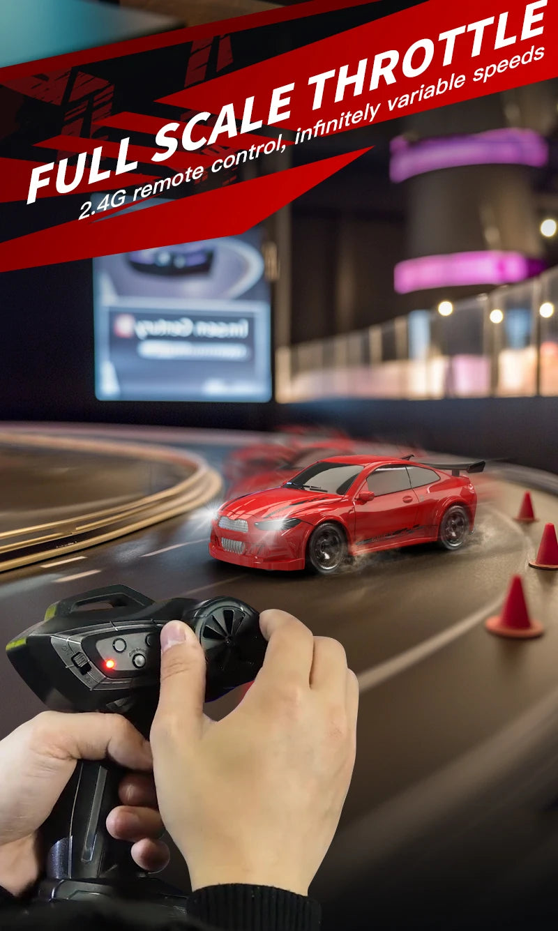 164 Drift RC Car - 2025 Kf20 Four-Wheel Remote-Controlled Racing Toy - ZOOMNSTORE