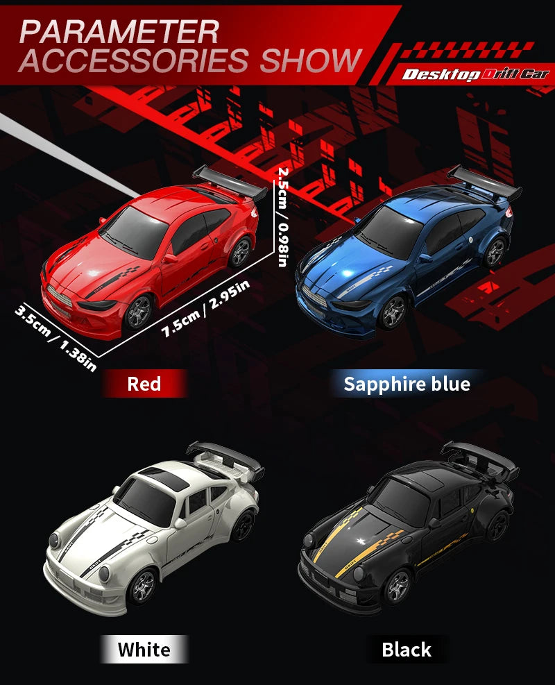 164 Drift RC Car - 2025 Kf20 Four-Wheel Remote-Controlled Racing Toy - ZOOMNSTORE