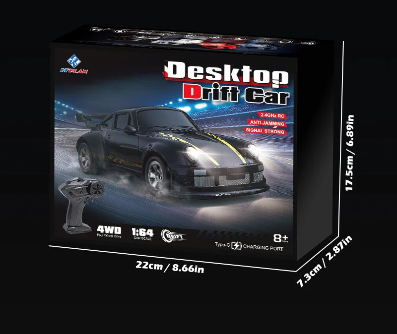 164 Drift RC Car - 2025 Kf20 Four-Wheel Remote-Controlled Racing Toy - ZOOMNSTORE