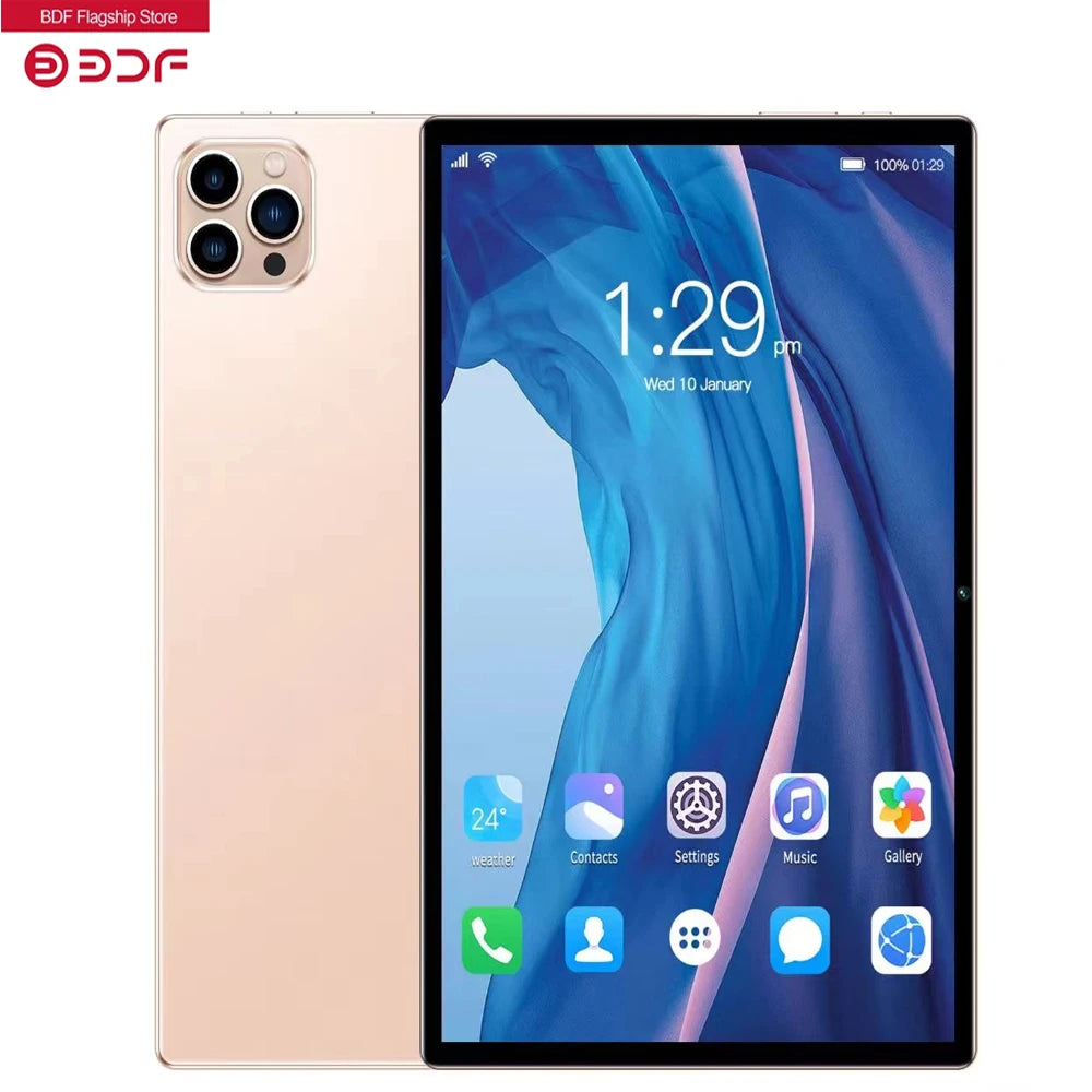 Android 10.1 Inch Tablet Pc Google Play Octa Core Dual Cameras Dual SIM 3G Phone Call Tablets Bluetooth Wifi 4GB+ 64GB ROM - ZOOMNSTORE