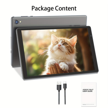 10 Inch Android 12 Tablet - Quad-Core 32GB Expandable 2GB RAM HD Display Dual Cameras Wifi 6 - ZOOMNSTORE