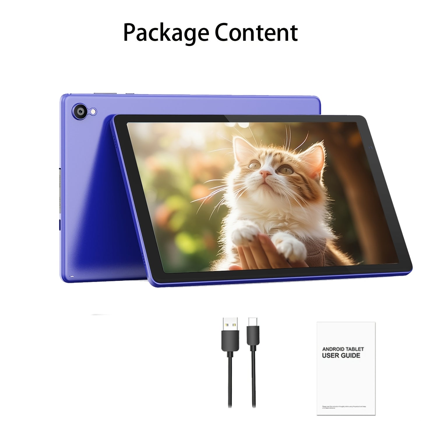 10 Inch Android 12 Tablet - Quad-Core 32GB Expandable 2GB RAM HD Display Dual Cameras Wifi 6 - ZOOMNSTORE